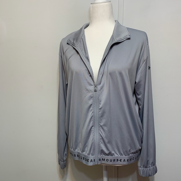 Under Armour grey track jacket. - Picture 4 of 5